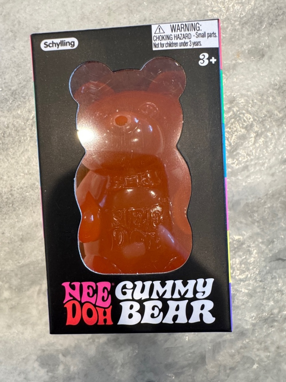 Nee Doh Gummy Bear Toy - Orange